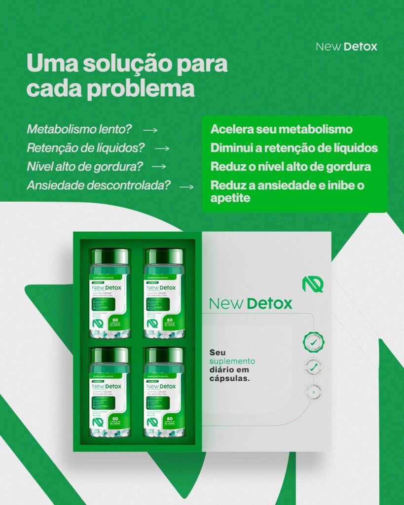 4 Frascos New Detox